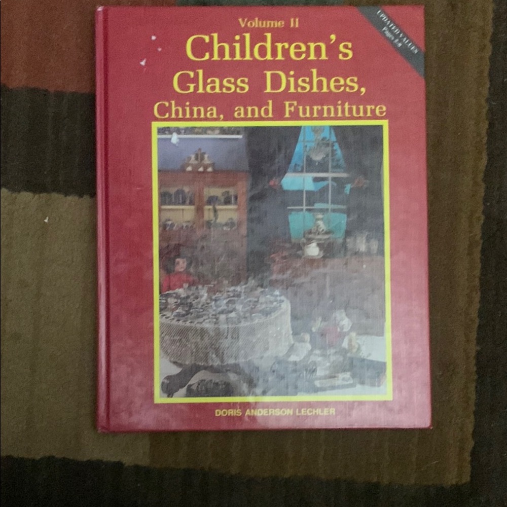 Children's Glass Dishes, China, and Furniture Book